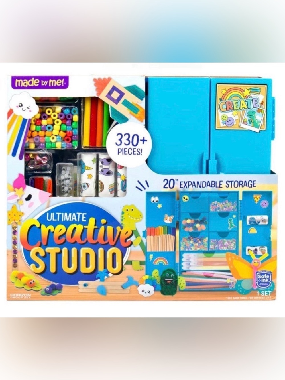 🆕Made By Me Ultimate Creative Studio DIY Craft Kit With Storage Case 330+ Pieces